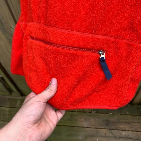 Vintage 90s Patagonia Fleece Vest XL Red - Picture 5 of 6